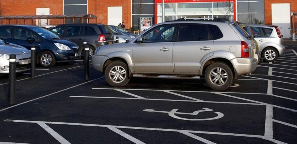disabled parking spaces